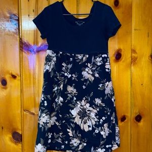 Tshirt material Floral Sonoma Dress